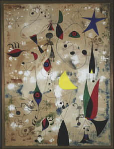 Read more about the article Caring for Art: Miró’s Painting (Birds, Personages, and Blue Star)